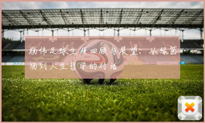 杨伟足球生涯回顾与展望:从绿茵场到人生哲学的对话